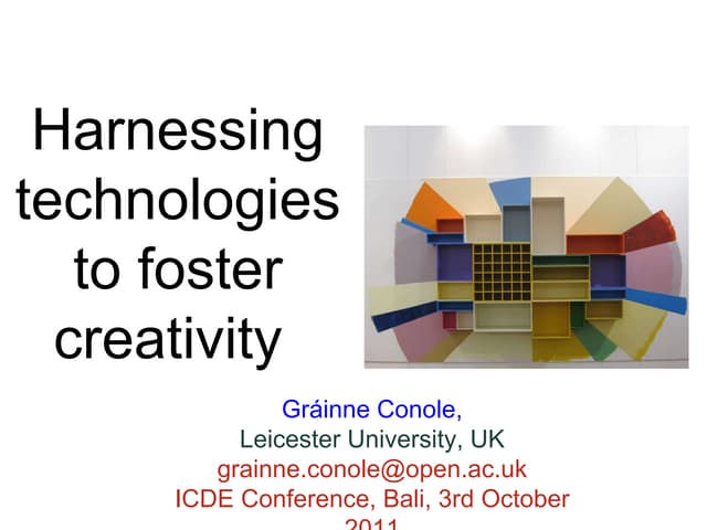 Conole creativity