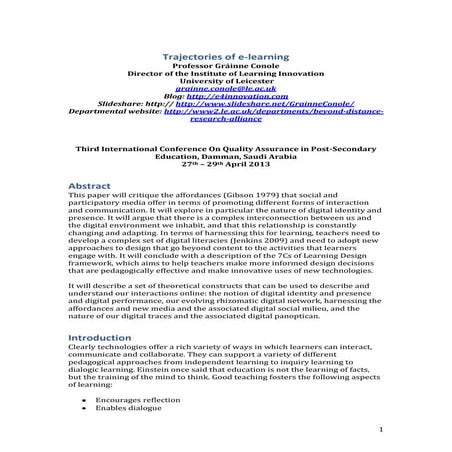 Conole keynote paper