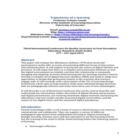 Conole keynote paper