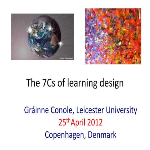 Conole learning design