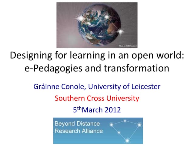 Conole workshop