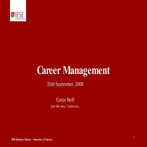 MBA Career Management Workshop