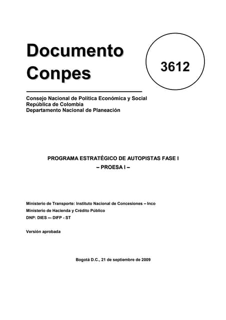 Conpes 3612