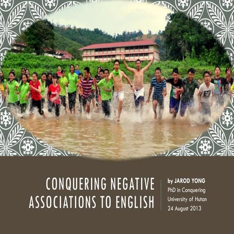 Conquering Negative Associations to English at Teach For Malaysia's The Summit (2013)