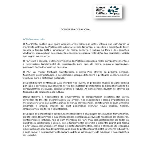 Conquista geracional