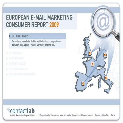 Email Marketing Consumer Report - Europe