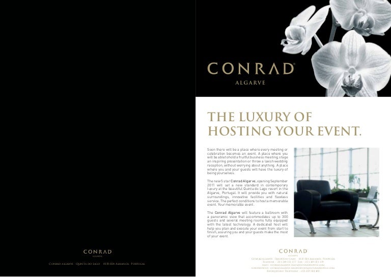 Conrad Algarve Fact Sheet Conrad Algarve Fact Sheet