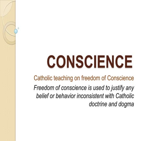 Conscience and Freedom