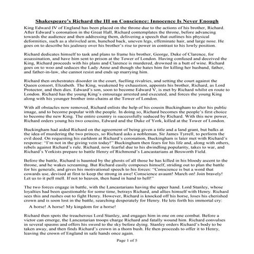 Conscience And Self Reliance