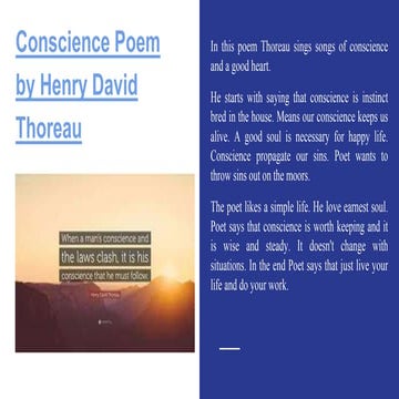 Conscience Poem by Henry David Thoreau.pptx