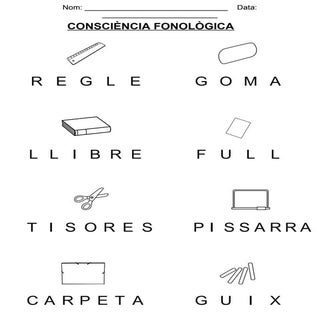 Consciencia fonològica confegir par...