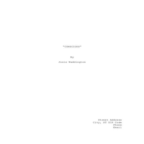 Conscious script 1