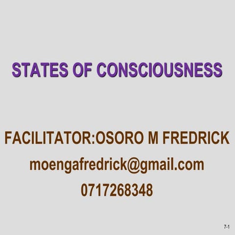 CONSCIOUS STAES IN PSYCHOLOGY.ppt