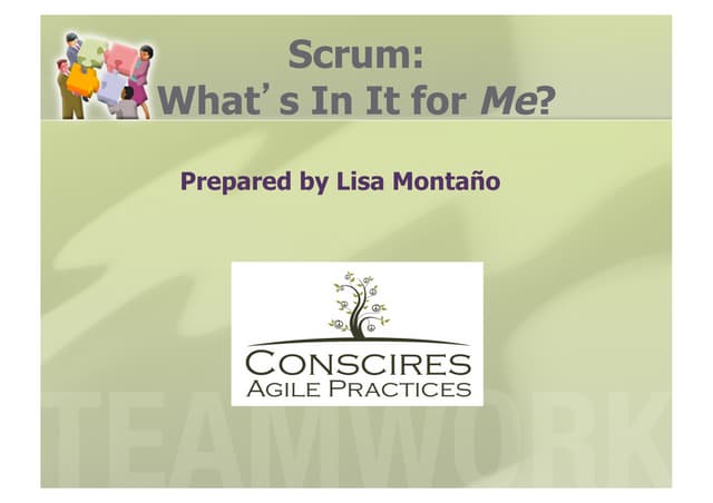 Intro to scrum webinar 
