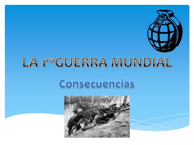Consecuencias Economicas de la primera guerra mundial 13281