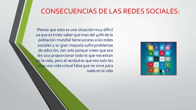 Consecuencias de las redes sociales