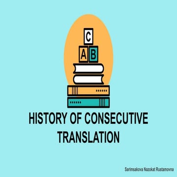 Consecutive tr.pptxconsecutive translation