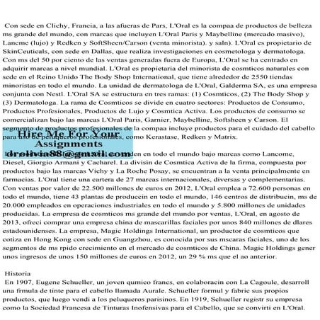  Con sede en Clichy, Francia, a las afueras de Par�s, LOr�al es l.pdf