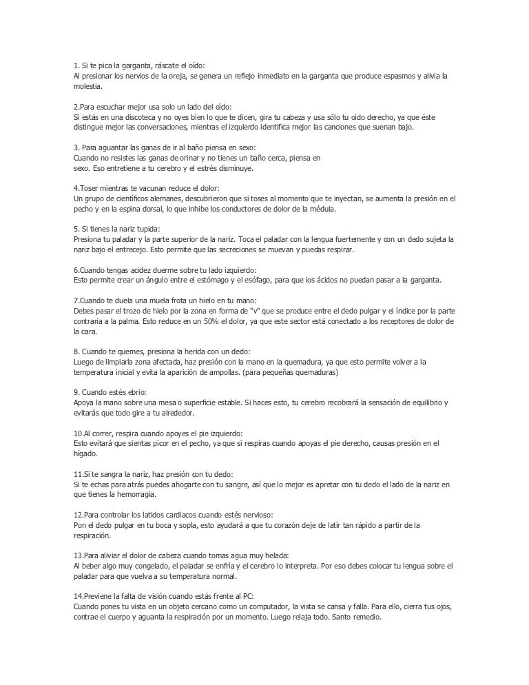 Presión en la frente y el paladar Presión en la frente y el paladar