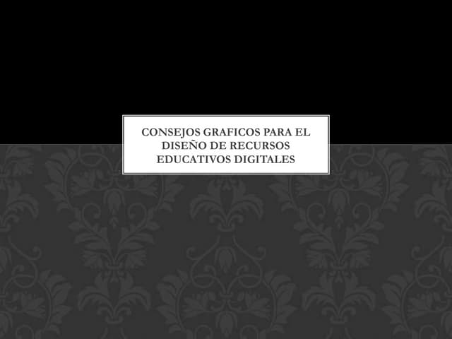 Consejos graficos para el diseño de...