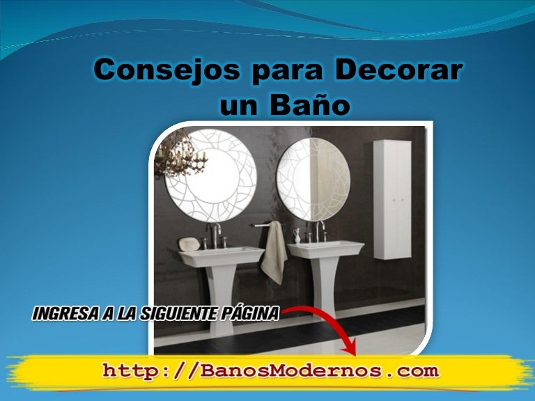 Consejos para decorar un baño