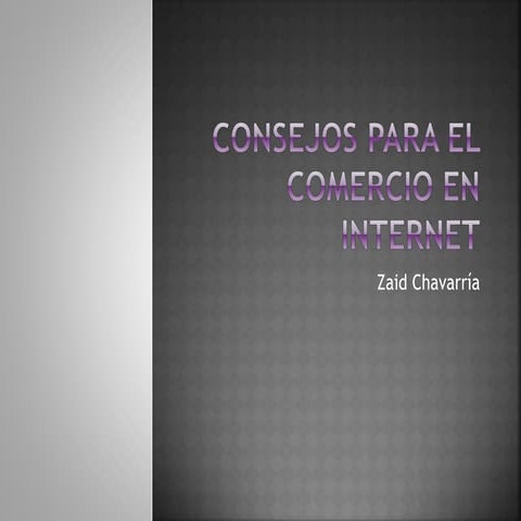 Consejos para el comercio en internet