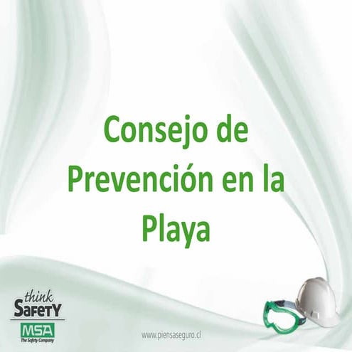 Consejos prevencion en la playa