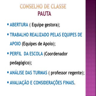 Conselho de classe