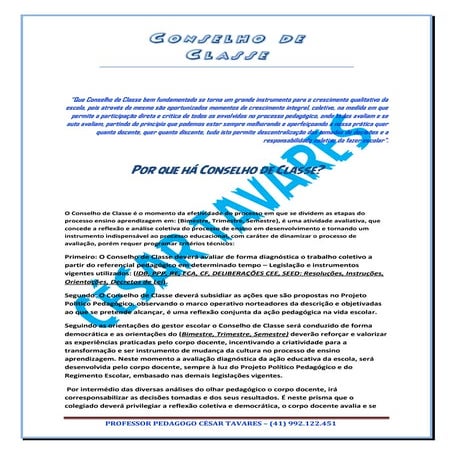 Conselho de Classe