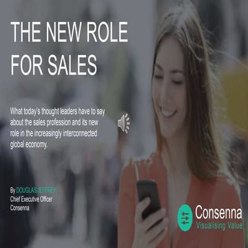 Consenna - The New Role For Sales