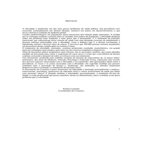 Consenso latino americano de obesidade