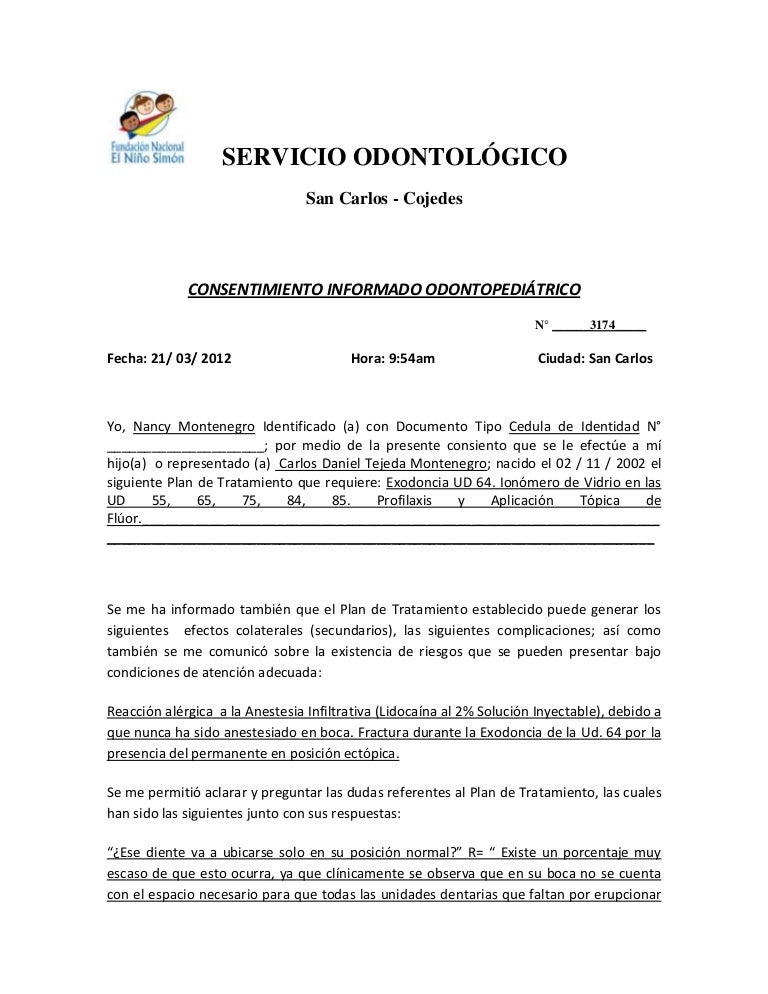 Consentimiento Informado