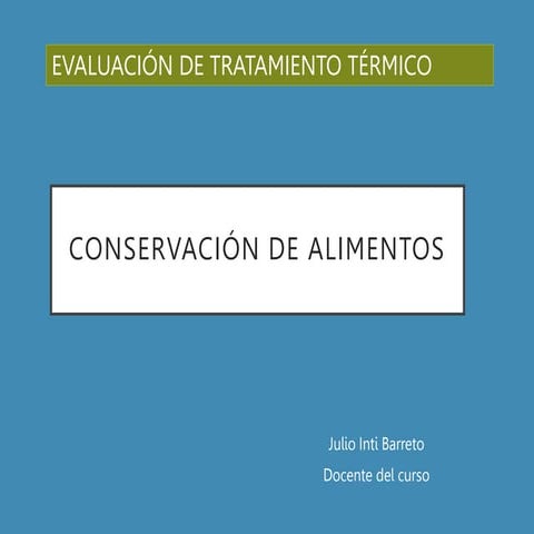 Métodos de conservación de alimentos | PPTX