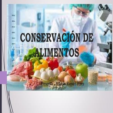 Conservación de alimentos diapositiva | PPTX