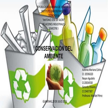 Conservaciòn del ambiente ii