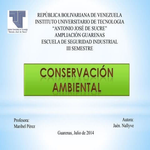 Conservacion ambiental