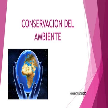 Conservacion del ambiente