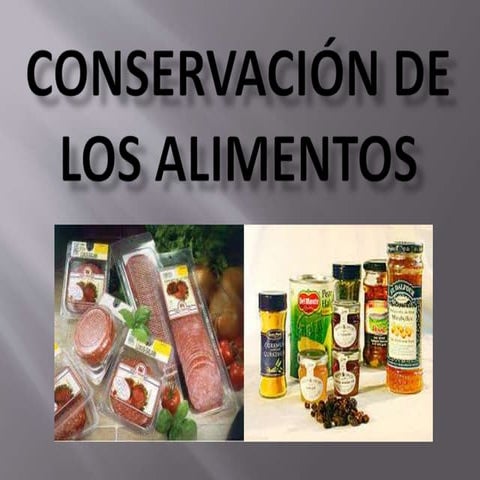 Principales Causas De Deterioro De Los Alimentos | PPT