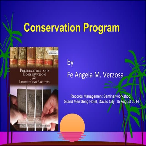 Conservation Program