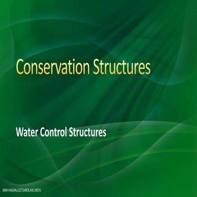 Soil Water Conservation structure