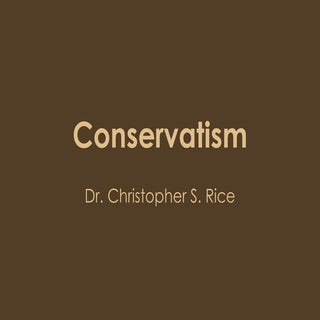 Conservatism
