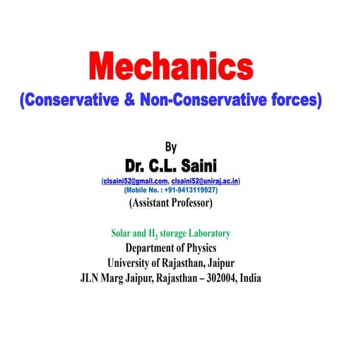 Conservative & Non-Conservative by Dr. C.L. Saini.pptx