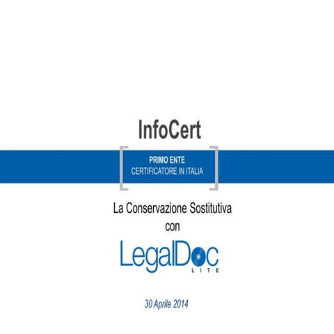 Conservazione Sostitutiva Legal Doclite