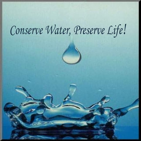 Conserve Water