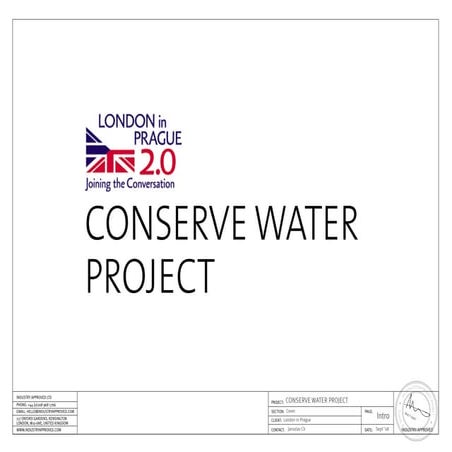 London in Prague - workshop on "water conservation"