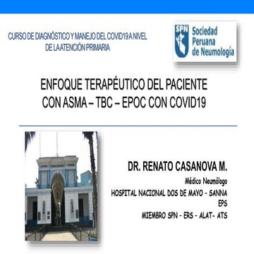 El COVID19 en el paciente con Tuberculosis, Asma o EPOC