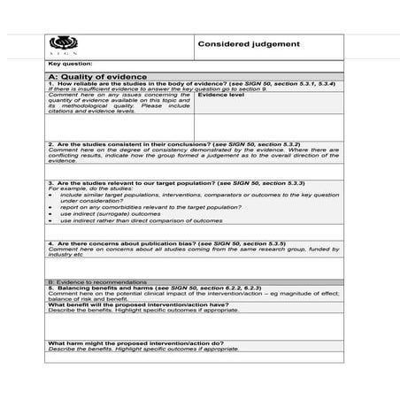 Considered judgement proforma_2014