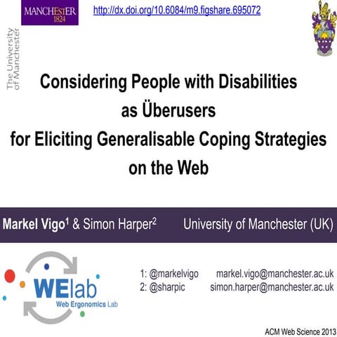 Considering People with Disabilities as Überusers for Eliciting Generalisable Coping Strategies on the Web