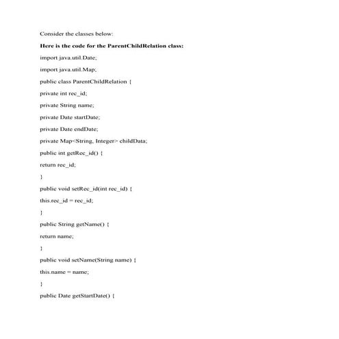 Consider the classes below- Here is the code for the ParentChildRelati.pdf