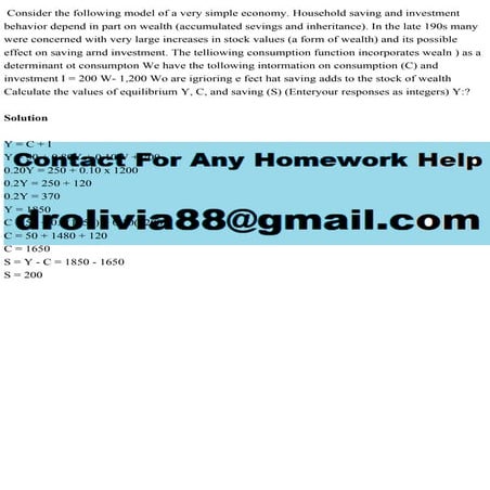 Consider the following model of a very simple economy. Household savi.pdf